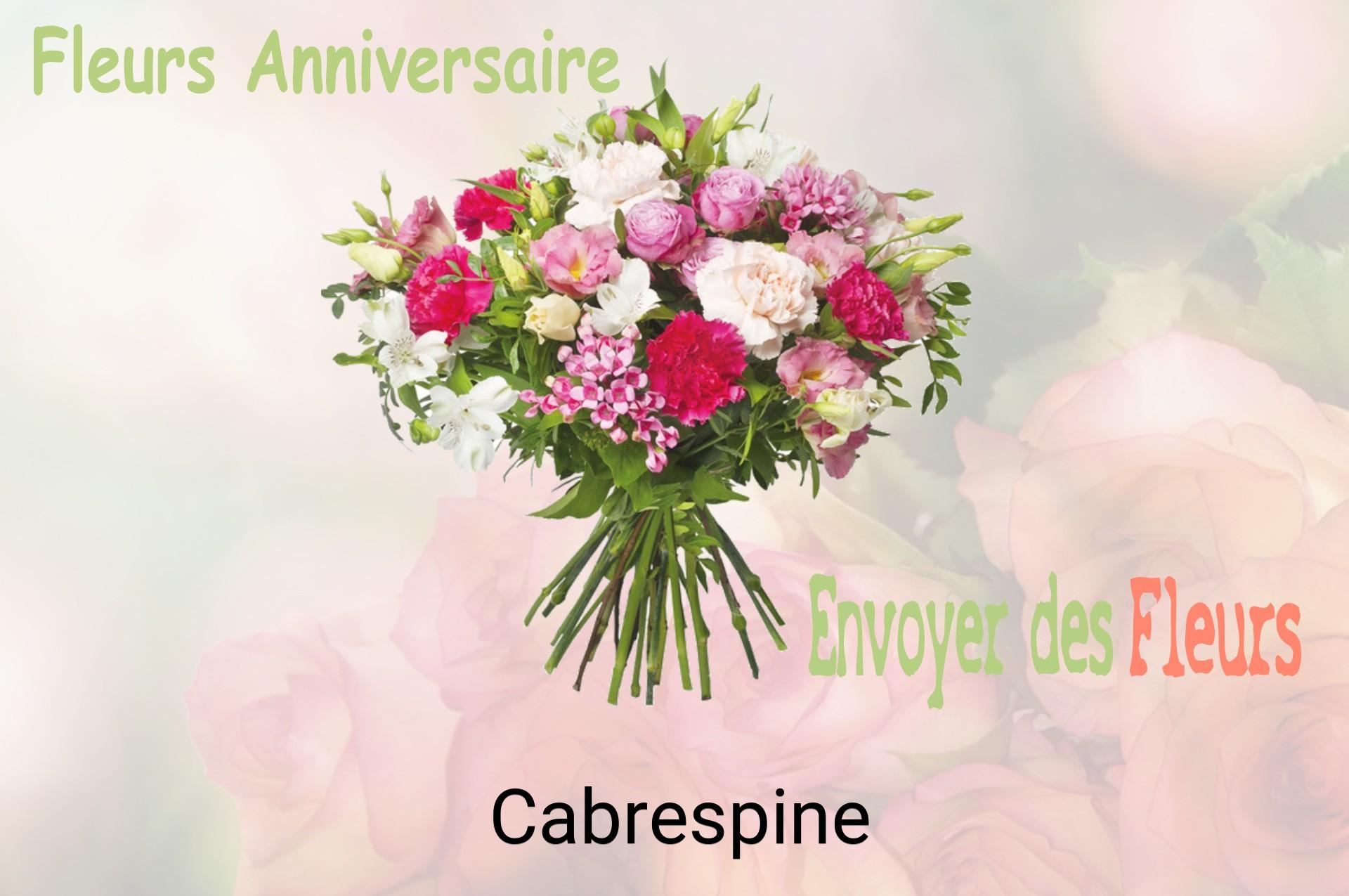 Bouquet de fleurs d’anniversaire livré à Cabrespine