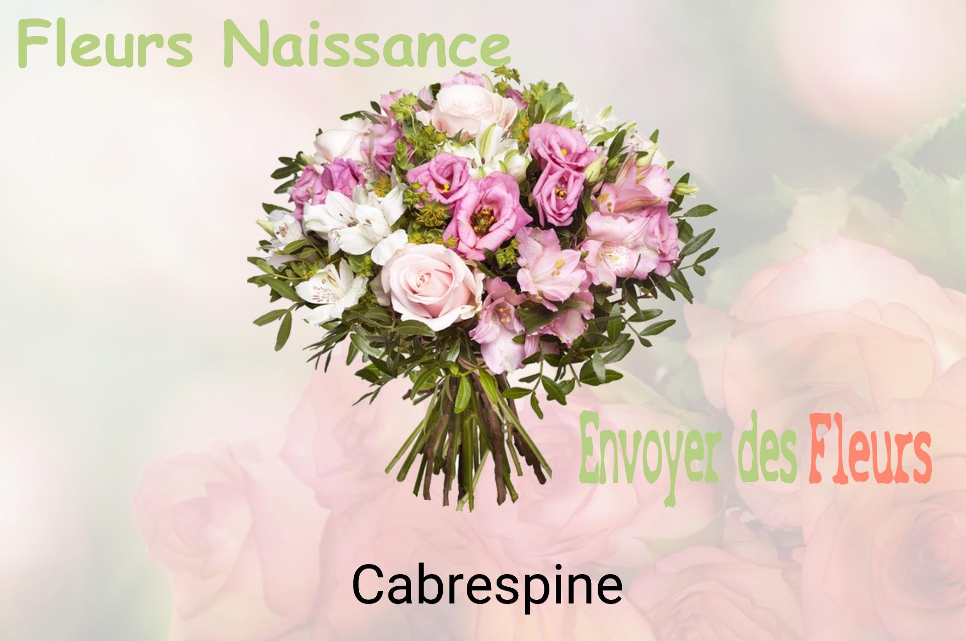 Bouquet de fleurs de naissance livré à Cabrespine